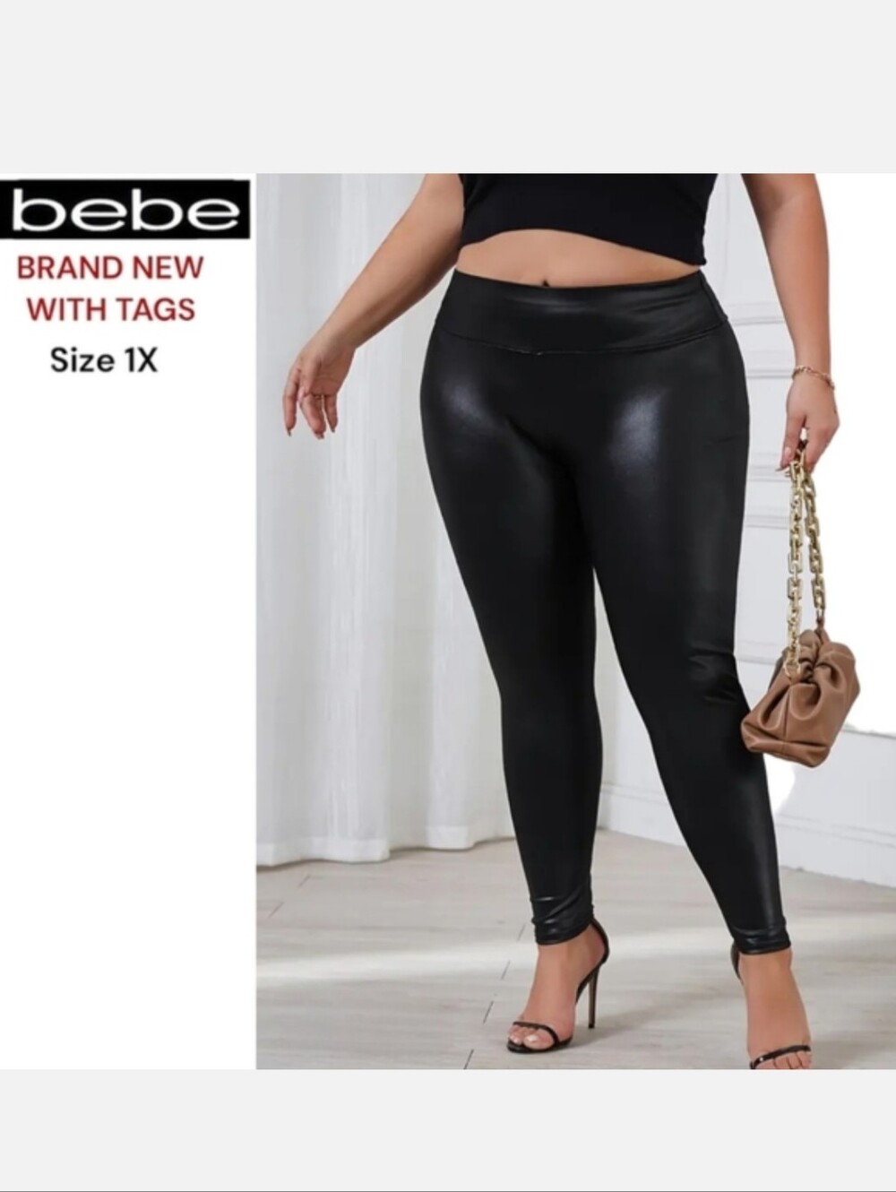 Bebe Vegan Leather Pants BRAND NEW WITH TAGS
